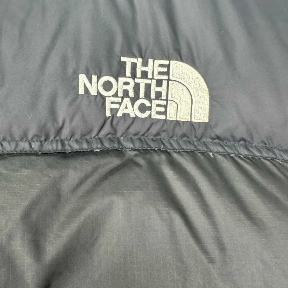 The North Face Vest Men's 2XL Black 700 Down 1996 Nuptse Retro Puffer Full Zip